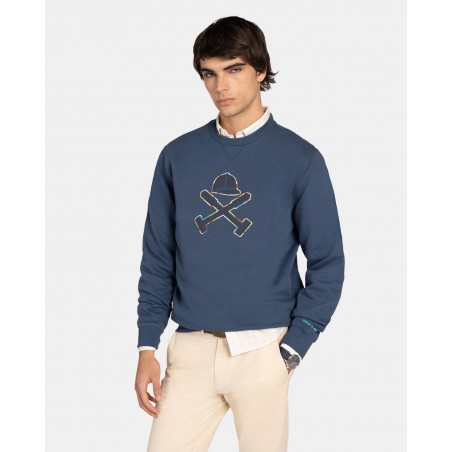 SUDADERA STITCHING LOGO
