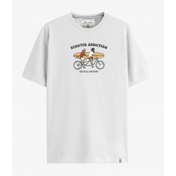 CAMISETA BICI BLANCA
