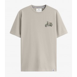 CAMISETA VESPA BEIGE