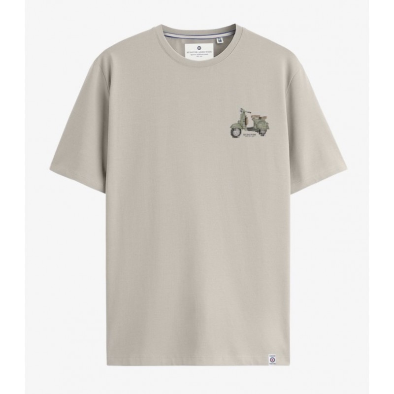 CAMISETA VESPA BEIGE
