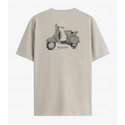 CAMISETA VESPA BEIGE