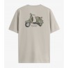 CAMISETA VESPA BEIGE