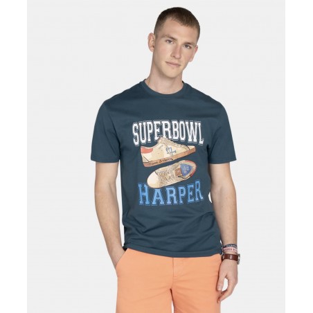 CAMISETA SUPERBOWL AZUL
