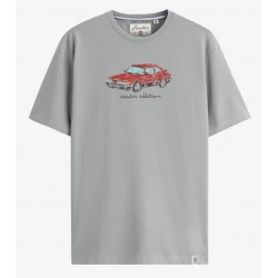 CAMISETA COCHE GRIS CLARO