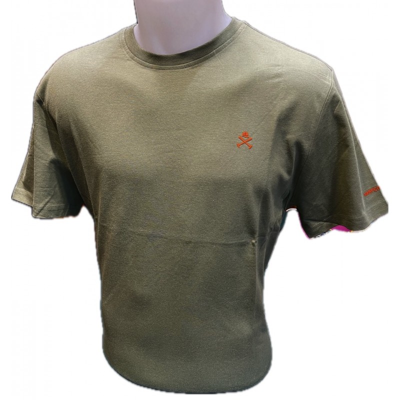 CAMISETA RUBER LOGO MID MILITARY