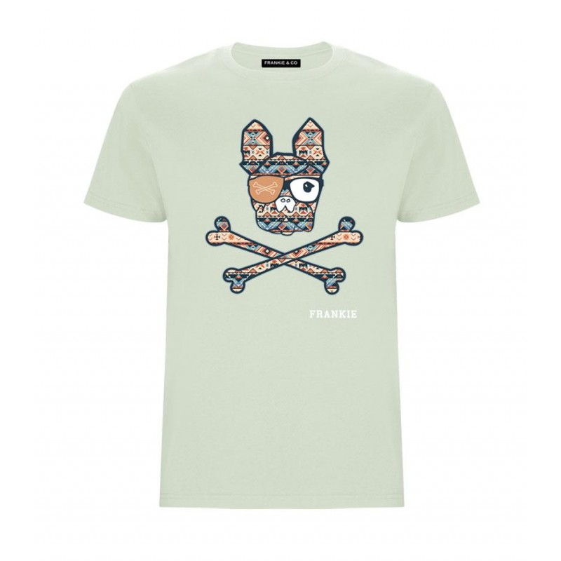 CAMISETA PRINT ETNICO VERDE MIST