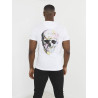 CAMISETA CALAVERA ESPALDA BLANCA