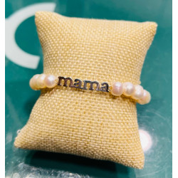 PULSERA MAMÁ PERLAS