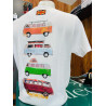 CAMISETA FURGONETAS BLANCA